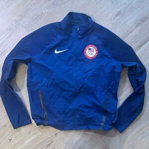 Nike Men's Blue Performance Jacket Team USA
